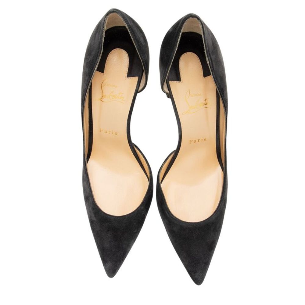 Christian Louboutin Suede Iriza d'Orsay Pumps - Size 11 / 41 - Picture 4 of 7